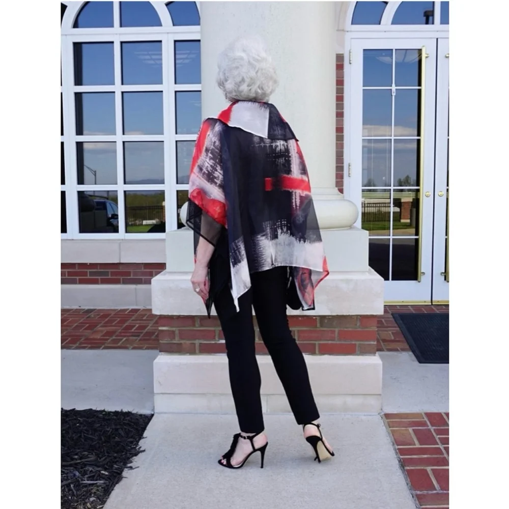 Women's IC by Connie K Top XL Multicolor - Picture 8 of 8